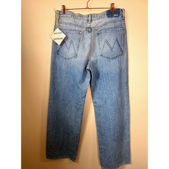 NEW NWT MOTHER Dodger Button Hover Cuff Jeans in Funk N Flare Size 31 - Picture 5 of 5